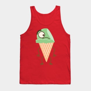 Pistachio Ice Cream Cone Tank Top